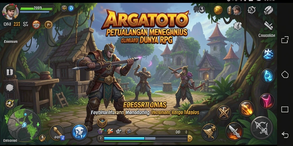Screenshot gameplay ARGATOTO yang menarik dan beraksi.