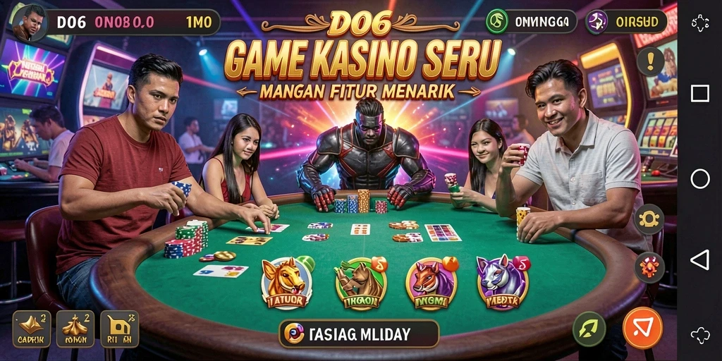 Tampilan gameplay D06 yang seru dan menegangkan dalam permainan kasino.