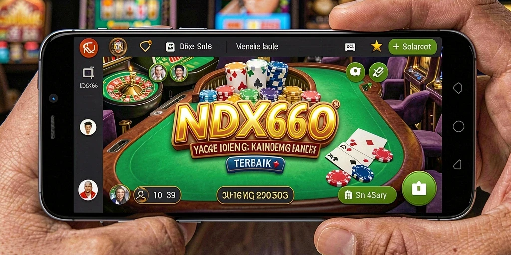 Screenshot utama menunjukkan aksi seru dalam gameplay Kasino.