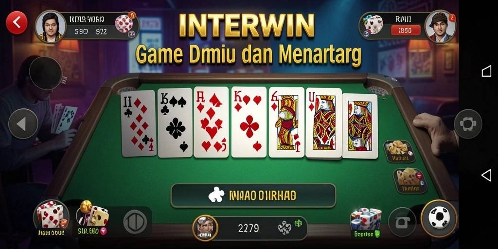 Tangkapan layar permainan menunjukkan aksi seru domino.