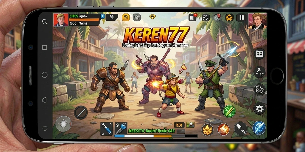 Tampilan gameplay <strong>KEREN77</strong> yang intens dan seru dalam mengatur strategi.