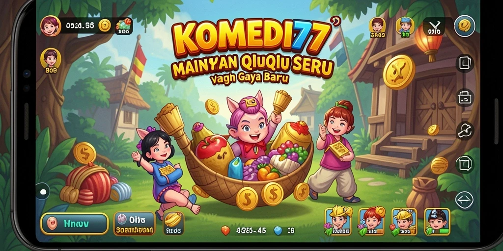 Tampilan gameplay QiuQiu yang seru dan interaktif.