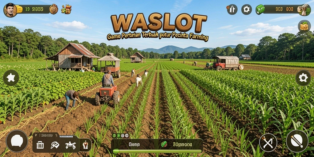 Gameplay seru bertani di WASLOT dengan grafis menawan.